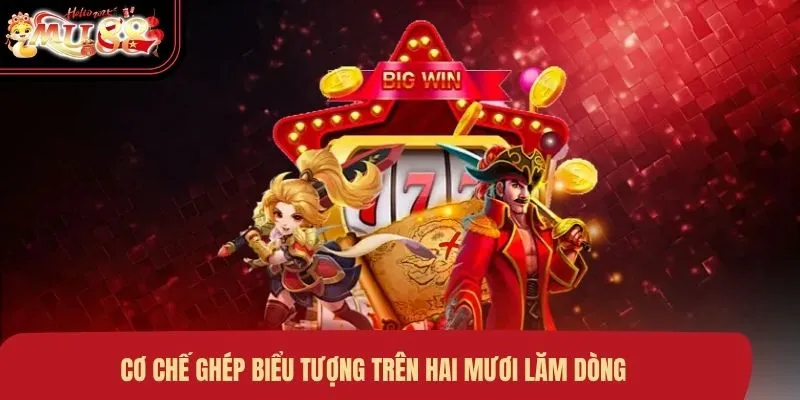 Cơ chế ghép biểu tượng trên hai mươi lăm dòng