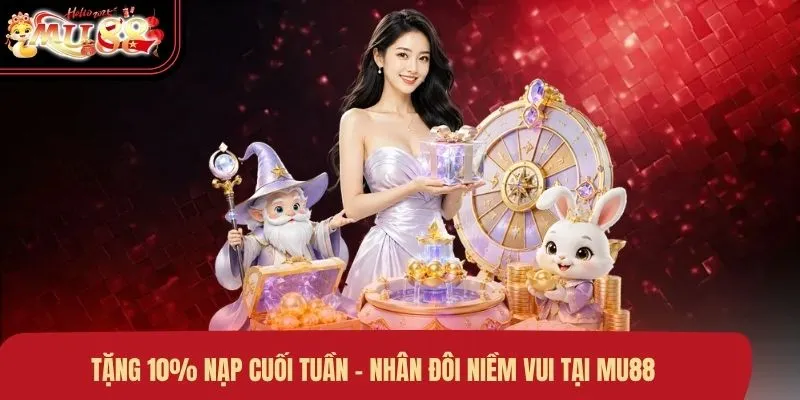 tặng 10% nạp cuối tuần